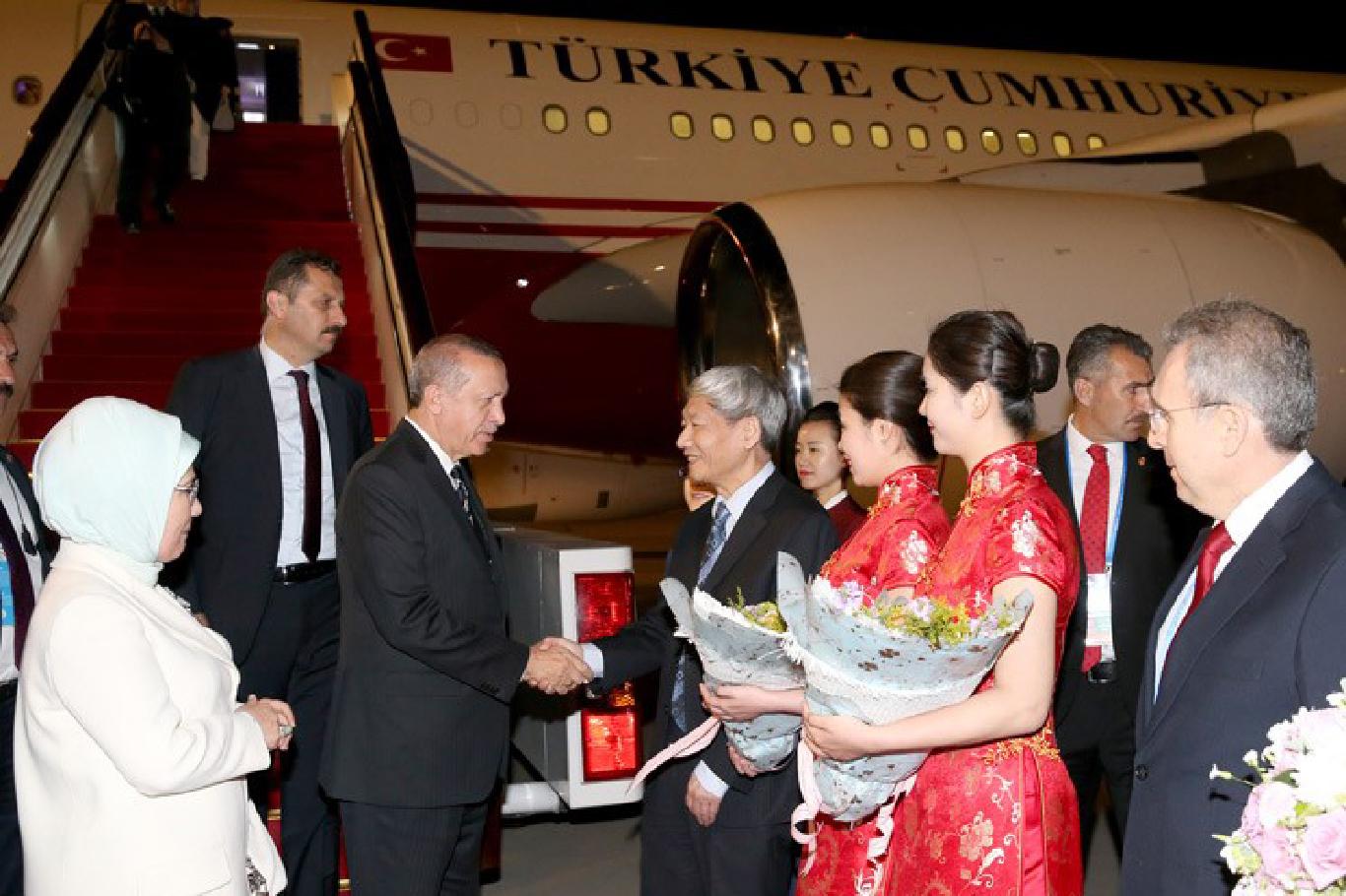 Cumhurbaşkanı Erdoğan Çin'de